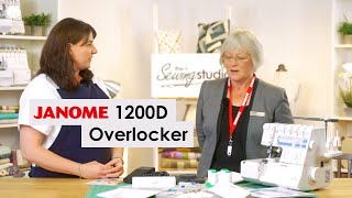 Janome 1200D Overlocker Overview [upl. by Narrat]