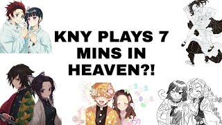 KNY Plays 7 Minutes In Heaven  Giyuu and Shinobu did Confess  KNY Texting Story  OtakuxWeeb [upl. by Ives]