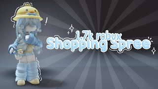 17k robux shopping spree [upl. by Akalam660]