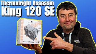 Thermalright Assassin King 120 SE CPU Cooler Unboxing amp AM4 Install [upl. by Mommy]