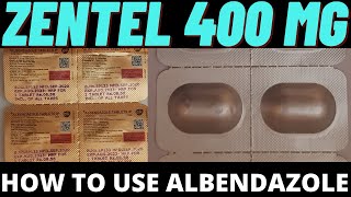 zentel 400mg tablet use in Hindi benefits how to use zentel tablet side and effects [upl. by Anh80]