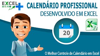 Calendário Profissional no Excel [upl. by Gifferd]