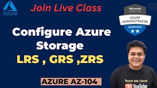 Configure Azure Storage Service  About LRS  GRS  ZRS  etc [upl. by Saerdna]