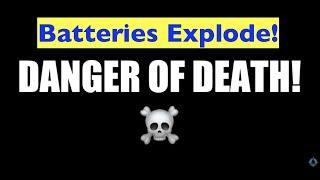 Batteries explode Marine Batteries Part 1 Gel AGM Wet cell Lithium [upl. by Ecirehc]