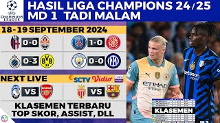 HASIL amp KLASEMEN LIGA CHAMPION 2024 TERBARU HARI INI  Man City vs Inter 00 PSG Dortmund UCL [upl. by Dnalram]