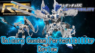 GBT Exclusive RG Unicorn Gundam Perfectibility Review  Mobile Suit Gundam Unicorn Perfectibility [upl. by Selec]