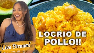 LIVE Cooking  Dominican Locrio de Pollo  Chef Zee Cooks [upl. by Eseenaj57]