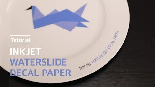 How To Use Inkjet Waterslide Decal Paper on Ceramic [upl. by Lefton]