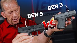 The Difference Between Gen 3 amp Gen 5 Glocks [upl. by Ayat]