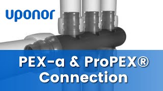 Uponor PEXa Tubing amp ProPEX® Connection Animation [upl. by Adnawyt]