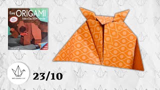 2310  StandUp Bat  Easy ORIGAMI Calendar 2024 [upl. by Spalding]