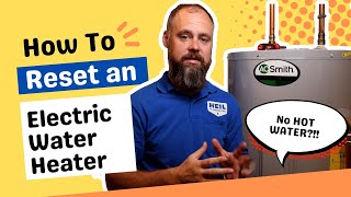 No Hot Water Easily Reset Your Electric Water Heater [upl. by Kwarteng548]