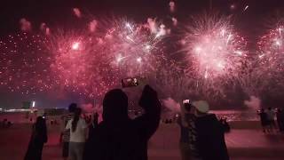 KSA National Day Firework Display  عرض ألعاب نارية إحتفالاً باليوم الوطني السعودي [upl. by Lizned977]