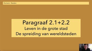 Aardrijkskundig  2 havovwo  paragraaf 21 en 22  methode BuiteNLand [upl. by Veator]