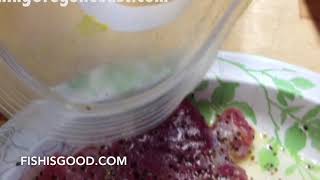 Cooking Albacore Tuna Steaks [upl. by Neelyaj]