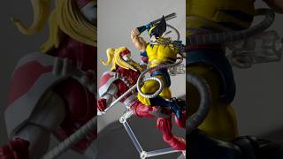 Mafex Wolverine Vs ML Omega Red toypotography marvel actionfigures mafex posing xmen [upl. by Neroled]