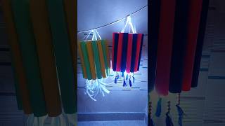 Kandil making at home diwali decoration  Paper Craft Ideas for decoration trending art shorts [upl. by Iknarf]