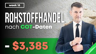 Rohstoffhandel nach COTDaten und Wetteranalyse  Handelsergebnisse KW18 [upl. by Htebzil]