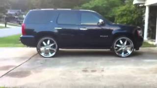 Blue Tahoe on 28s [upl. by Repinuj]