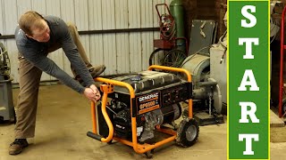 How to Start a Generator  Beginner StepbyStep [upl. by Shannan]