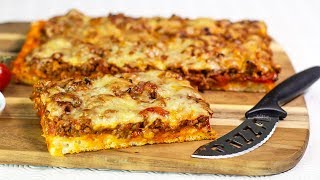 PIZZATEIG OHNE GEHEN für PIZZA BOLOGNESE [upl. by Filiano86]