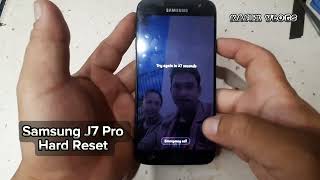 Samsung J7 Pro hard reset pinpatern unlock easy trick [upl. by Caasi]