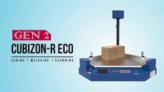 Cubizon R ECO Gen II  Dimensioning Weighing Scanning System by Falcon Autotech [upl. by Anaehr143]