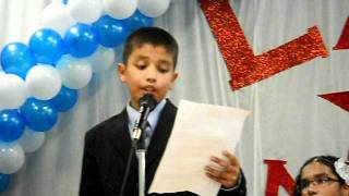 5th Grade Graduation Speech [upl. by Gregorius]