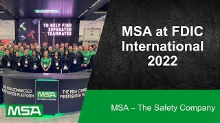 MSA at FDIC International 2022 [upl. by Foss]