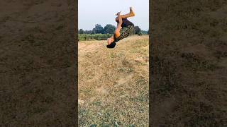 Cheat gainer se back flip kaise kare shortvideo stunt flip [upl. by Ellehcen]