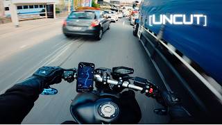 UNCUT Sending it West  YAMAHA MT09 AKRAPOVIC  QUICKSHIFTER 4K [upl. by Snell]