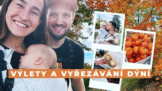 Vybalování výlety a vyřezávání dýní  VLOG [upl. by Yelra51]