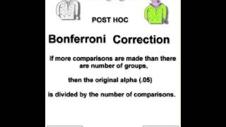 bonferroni error correction definition [upl. by Anuahc]