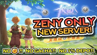 NEW RAGNARÖK ZENYONLY SERVER  NO Premium Currencies NO Gacha NO 1 UnlockDeposit [upl. by Janel]