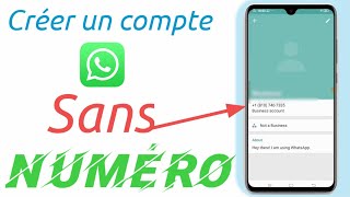 comment utiliser WhatsApp sans votre numéro [upl. by Lexa]