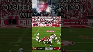 THE MOST INSANE ONSIDE KICK RETURN EVER touchdown madden ncaa25 memes troll live ps5 [upl. by Asset95]