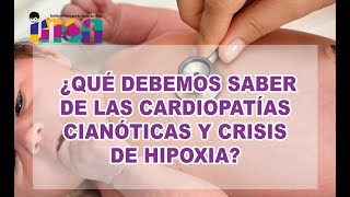 ¿Qué debemos saber de las Cardiopatías Cianóticas y Crisis de Hipoxia  Telecapacitación INSN [upl. by Tarfe284]