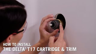 How to Install the Delta® T17 Cartridge amp Trim [upl. by Trebeh]