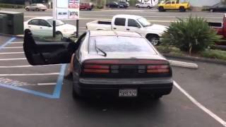 300ZX straight pipe exhaust Loud [upl. by Luebke]