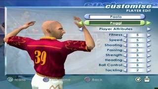 AS Roma Fifa 2001 Squad Faces Totti Nakata Batistuta Cafu Aldair Emerson Montella [upl. by Eural97]