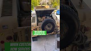 Customers orders Delivered in a Military Hmmwv [upl. by Spielman]