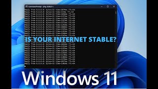 How to check your internet connection using cmd stable or unstable [upl. by Sotnas]