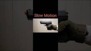 Slow Motion P30 Airsoft Electric Blowback Pistol ASMR [upl. by Tiram]