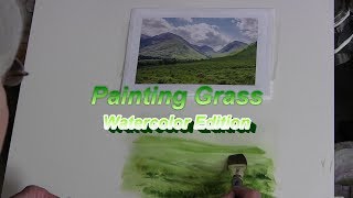 Quick Tip 209  Painting Grass Watercolor Edition [upl. by Melvyn284]