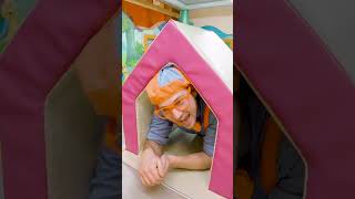 Cueva colorida con Blippi 💙🧡 Videoeducativos BlippiEspañol Shorts [upl. by Okiram499]