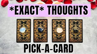 His SECRET THOUGHTS  FEELINGS Right Now 🤯❤️ INSANELY ACCURATE 😲 Pick a Card Love Tarot Reading [upl. by Finbur18]