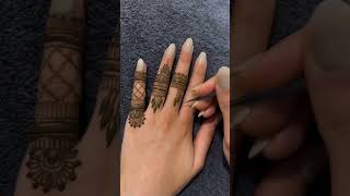 Latest Arabic Finger Mehndi 2024 [upl. by Ilatfan]