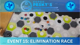 Peskys Marble Championship Season 8  Event 15 Elimination Race  Marble Race [upl. by Tiana]