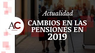 Reformas cambios y subidas en la Ley de Pensiones para 2019 en España [upl. by Hnil824]