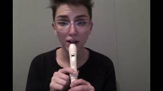 EMBOUCHURE TECHNIQUE ON DESCANT RECORDER [upl. by Reichel]